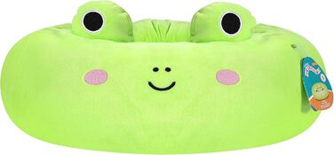 Ліжко для тварин Squishmallows Wendy Жаба 50 см, офіційний плюш Jazwares, супер м'яке лежанка для домашніх улюбленців