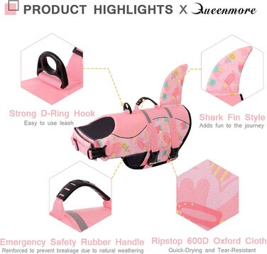 Рятувальний жилет для собак Queenmore, GreenCamo, S