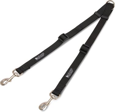 Повідець Boss Duo Double Dog Leash, регульований, світловідбиваючий
