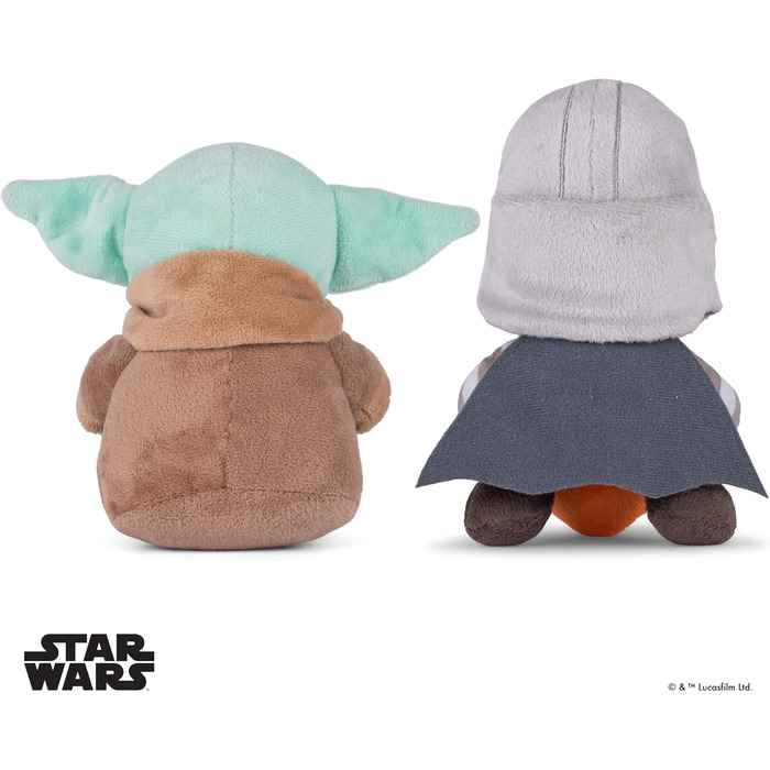 Іграшка для собаки Baby Yoda Плюшевий пищалка 15,2 см