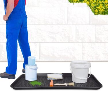Універсальний водонепроникний килимок Home-Man для багажника, взуття та годування собак, піддон для дому й вулиці, захист підлоги, 76,2×38,1 см, 2 шт.