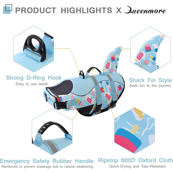 Рятувальний жилет для собак Queenmore, GreenCamo, розмір S