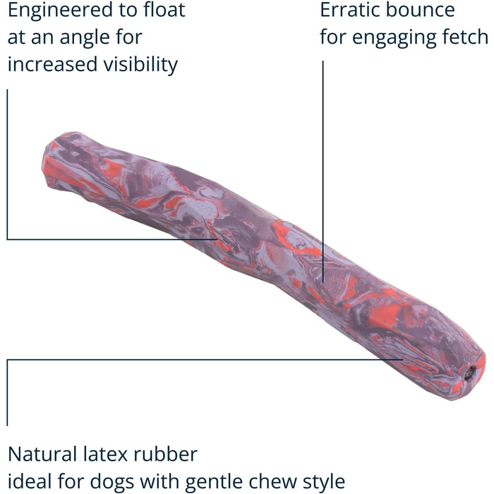 Ruffwear Gnawt-a-Stick міцна іграшка для собак, лілова орхідея