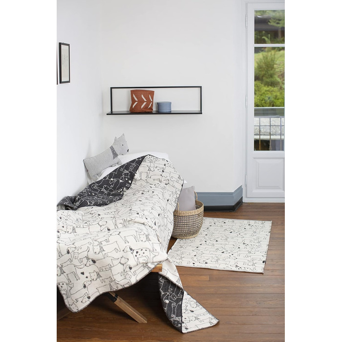Ковдра для собак Jewel Dogs 140x200см Raw/Антрацит