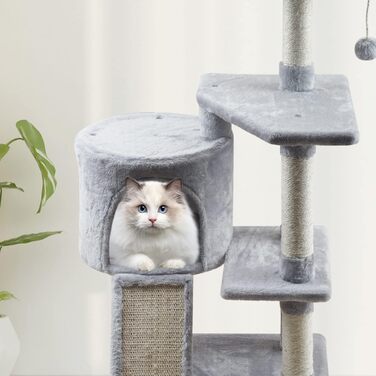 Кігтеточка для кішок MIAO PAW 11Cat для кішок, сизаль, сіра