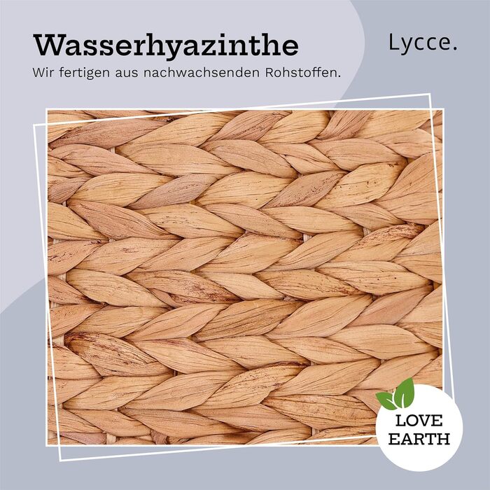 Ліжко для кішок/собак Lycce, яке можна прати, овальне, водяний гіацинт