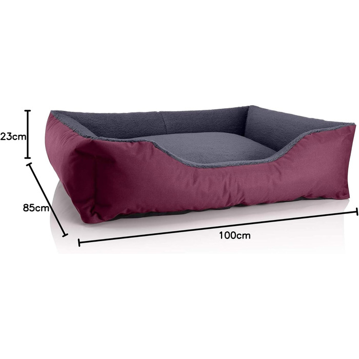 Ліжко для собаки BedDog Teddy XL, Cordura/Microfibre, сірий