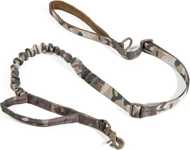 Повідець для собак JiePai Tactical Bungee, 1,8 м, камуфляж