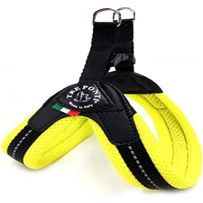Шлея TRE PONTI Easy Fit Mesh Fix Neon, розмір 3, жовта