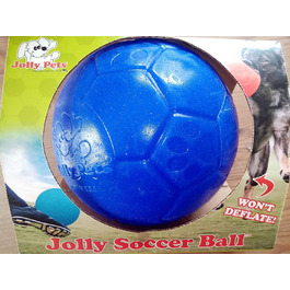 М'яч для собак Jolly Pet Soccer, 20,2 см, синій, рожевий