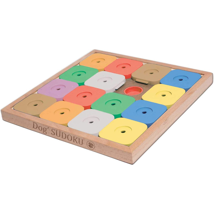 Інтерактивна іграшка-головоломка для собак Sudoku Genie Color – розвиваюча іграшка для інтелекту собак