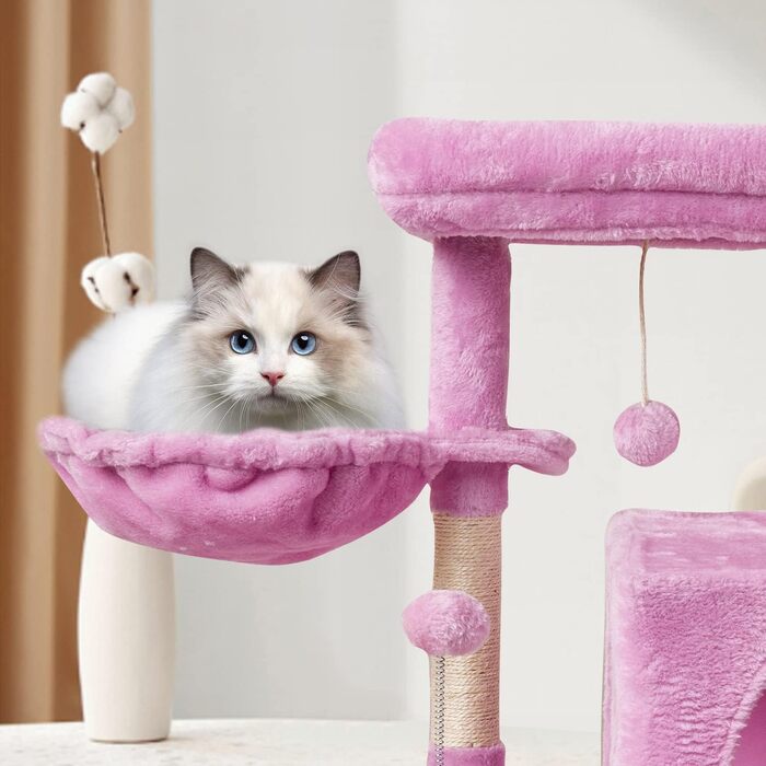 Вежа Cat Tree Tower рожевий з Cat Tree & Bed, 10
