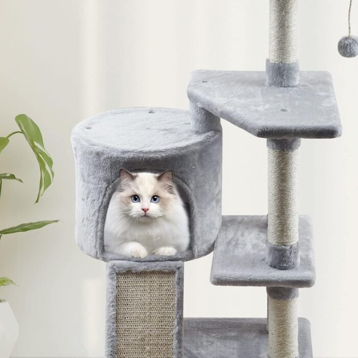 Кігтеточка для кішок MIAO PAW 11Cat для кішок, сизаль, сіра