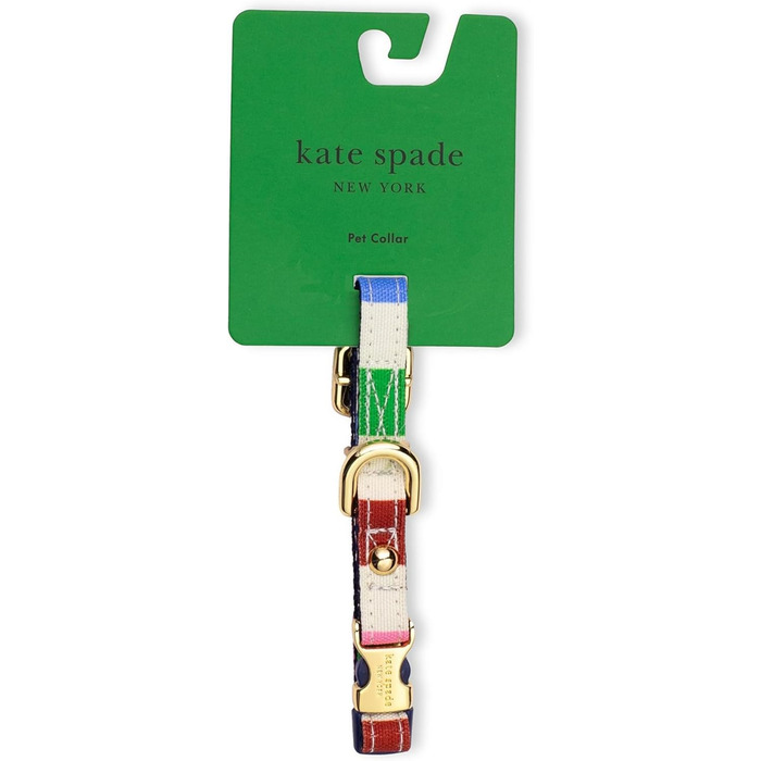 Нашийник для собак Kate Spade NY, золота пряжка, 39-61 см