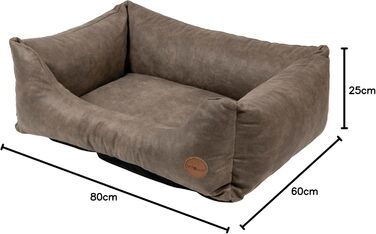Диван для собак JACK AND VANILLA Classy Stone M 80x60x25 см