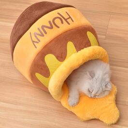 Лежанка Honeypot Cat Cave з подушкою, яку можна прати