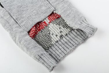 Светр для собаки, візерунок Argyle, сірий, для маленьких собак