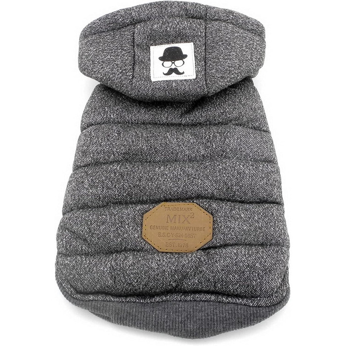 Зимове пальто для собак Zunea, фліс, вітрозахисне, синій, 9XL