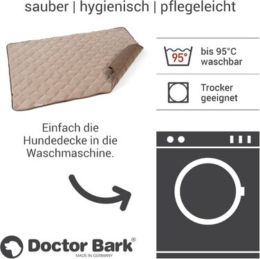 Двостороння ковдра Doctor Bark XXL - можна прати при температурі до 95C