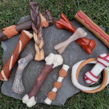 Nylabone Power Chew плетена жувальна іграшка для собак, альтернатива бичачому жилу з нейлону, для агресивних гризунів, зі смаком яловичини, велика/дуже велика порода