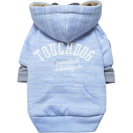 Светр для собак Touchdog Hampton Beach, екстрам'який, бавовна, XS, синій