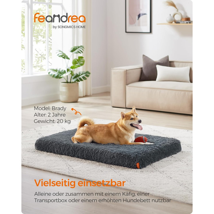 Ліжко для собак Feandrea Orthopaedic XXL, Ombr-Grey