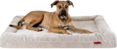 Лежак-диван для собак Balkis, XL 125x90 см, пісочний, Німеччина