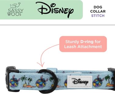 Шлейка для собак Sassy Woof Disney Stitch S, дихаюча