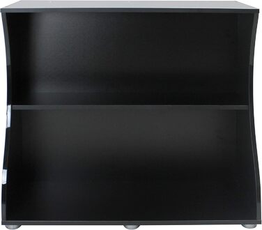 Шафа Fluval Flex 123L відкрита, чорна