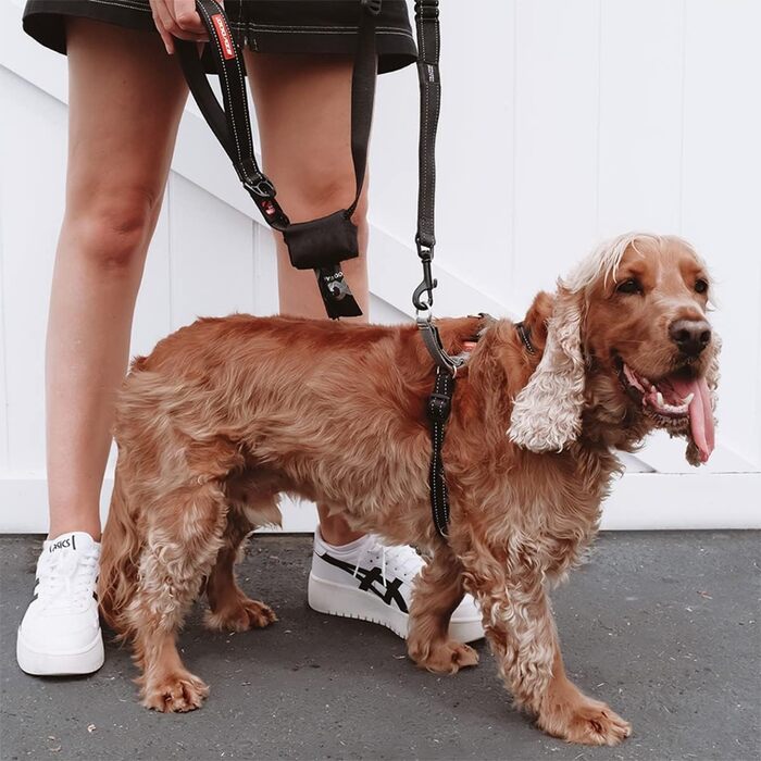 Шлейка для собак EzyDog Crosscheck проти витягування (M, чорна)