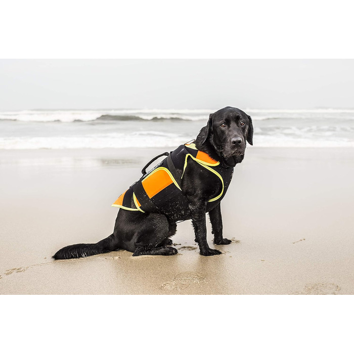 Жилет для собак Julius-K9 IDC 3in1, чорний/ультрафіолетовий помаранчевий (L)