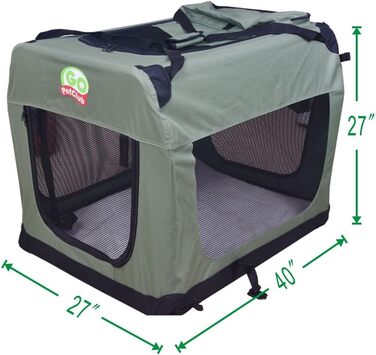М'яка транспортна коробка Go Pet Club, 101,6 см, шавлія