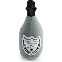 Іграшка для собак Haute Diggity Dog Champagner Dog Perignonn, плюшева, з пищалкою, дизайнерська, стимулююча, безпечні та машинне прання, для всіх порід