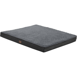 Ортопедичне ліжко для собаки Juskys Milow 112x81см сіре