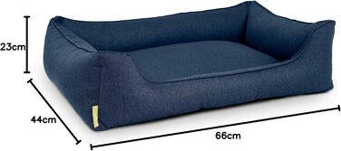 Ортопедичне ліжко для собаки Hyggins Dreamer Plus, S, сіре