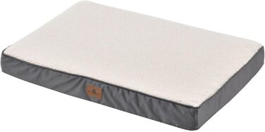 Ортопедичне ліжко для собаки Juskys Milow 112x81см, сіре