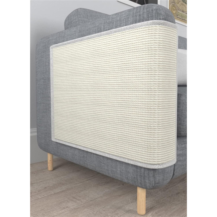 Килимок для кішок GIBZ Sisal, 8050см, білий