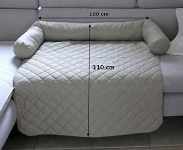 Ліжко для собаки Artur Soja Leo L/XL 110x110см Бежевий