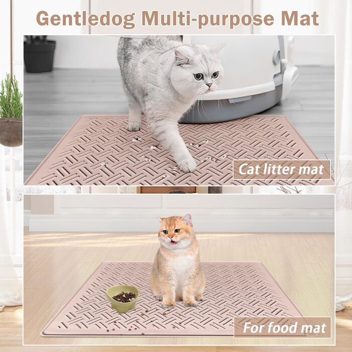 Килимок для лотка CatSilicone, водонепроникний, бежевий