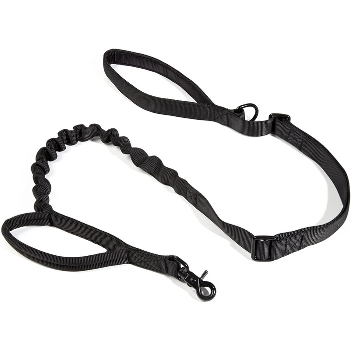 Повідець для собак JiePai Tactical Bungee, 1,8 м, 2 ручки