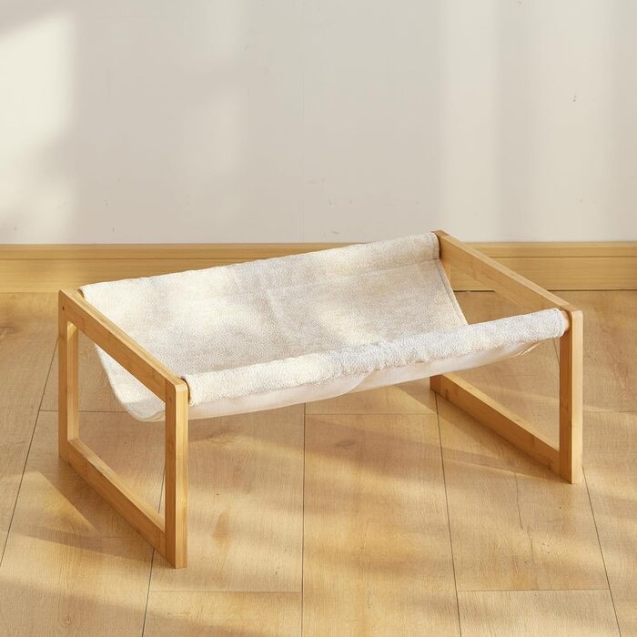Ліжко для кішок і собак, дихаюче, дерево, 53x42см
