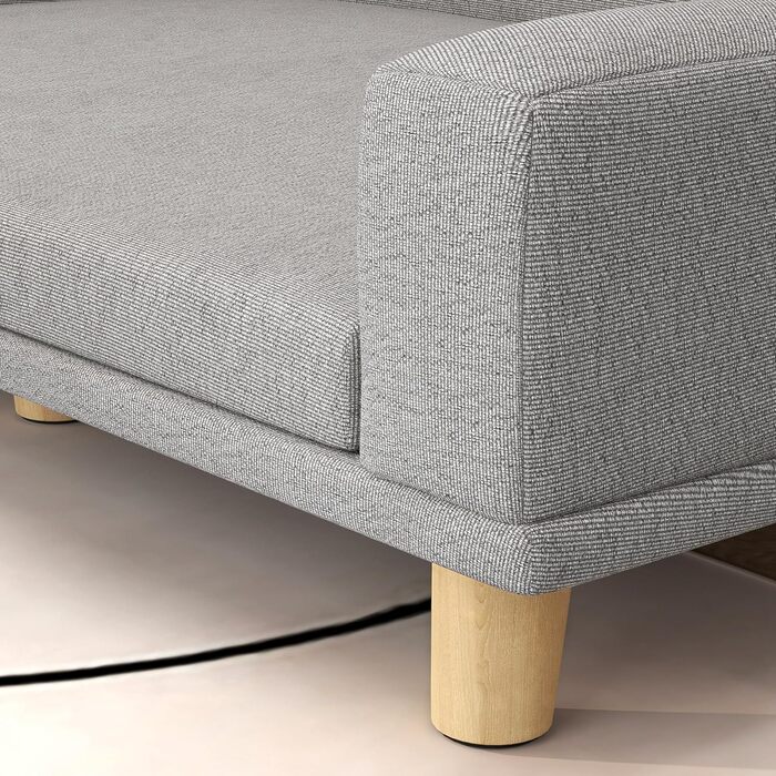 Диван для собаки з подушкою, 98x67x25 см, Сірий