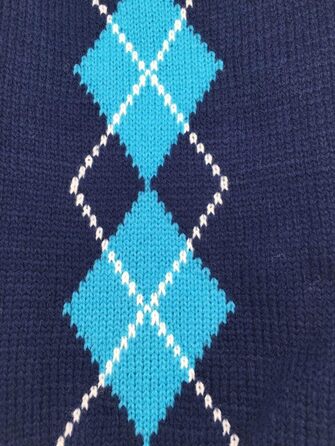 Светр для собак, Візерунок Argyle, Сірий, Маленькі Собаки