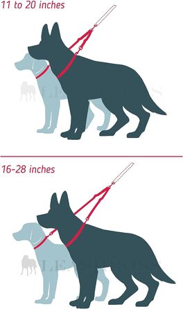 Повідець Boss Duo Double Dog Leash, регульований, світловідбиваючий