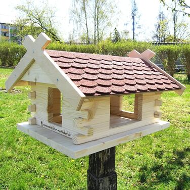 Шпаківня Велика - Червона годівниця для птахів