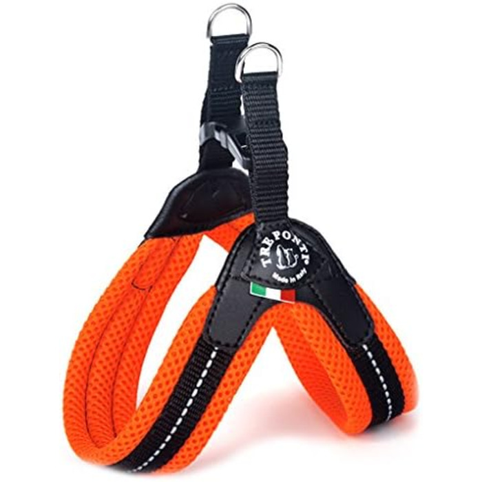 Шлея TRE PONTI Easy Fit Mesh Fix Neon, розмір 4, жовта