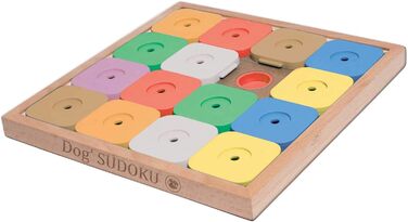 Інтерактивна іграшка-головоломка для собак Sudoku Genie Color – розвиваюча іграшка для інтелекту собак