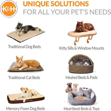 Портативне автокрісло для дрібних домашніх тварин K&H Pet, сіре