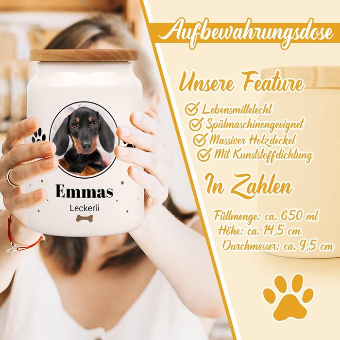 Ласощі Олово 'Paw Design персоналізоване для тварин