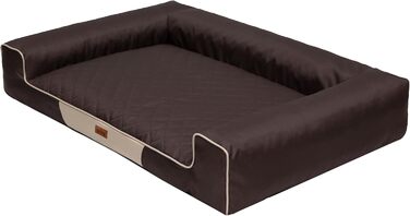 Ліжко для тварин HOBBYGARDEN XXL темно-коричневе 118x78 см